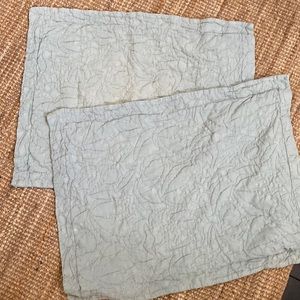 Pottery Barn standard sham porcelain blue